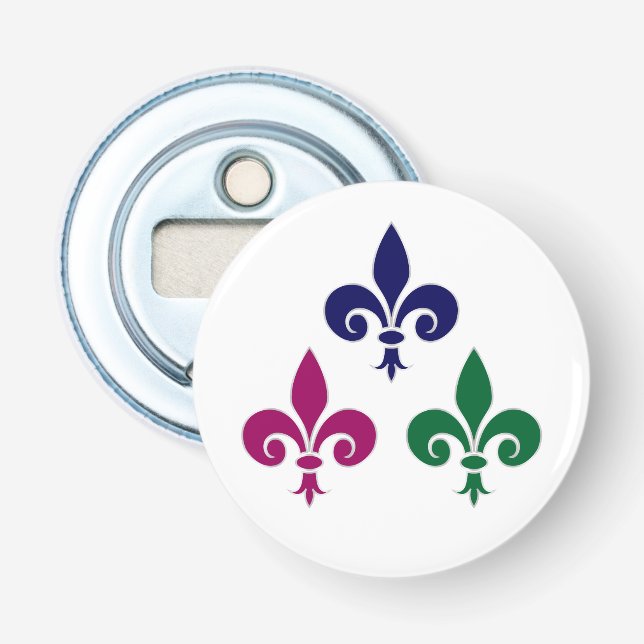 Fleur-de-lis symbols bottle opener (Front)