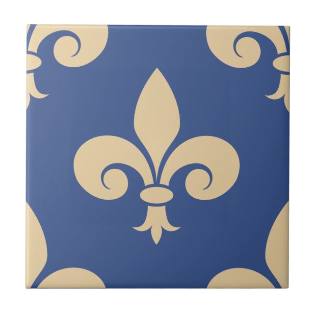 Fleur-de-lis symbols tile (Front)