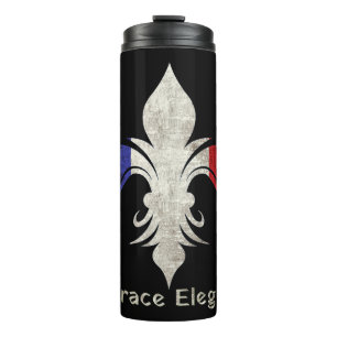Fleur-de-Lis Thermal Tumbler