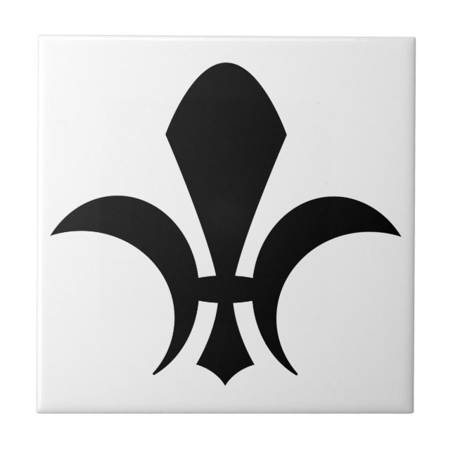 Fleur-De-Lis  Tile (Front)
