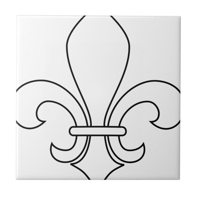 Fleur-de-lis Tile (Front)