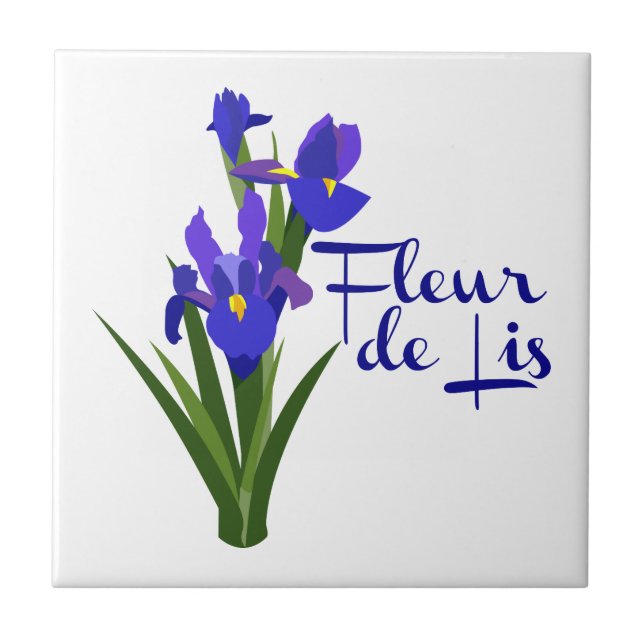 Fleur De Lis Tile (Front)