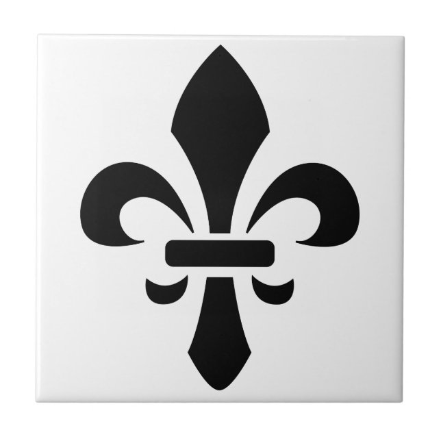 Fleur-De-Lis  Tile (Front)