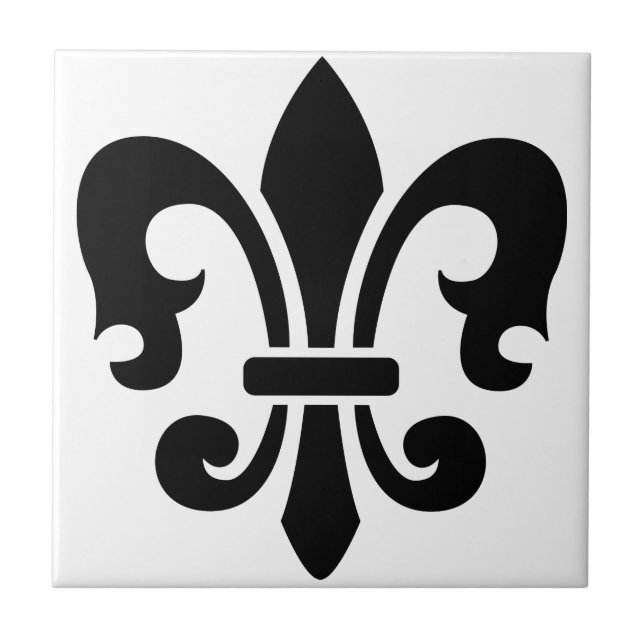 Fleur-De-Lis  Tile (Front)