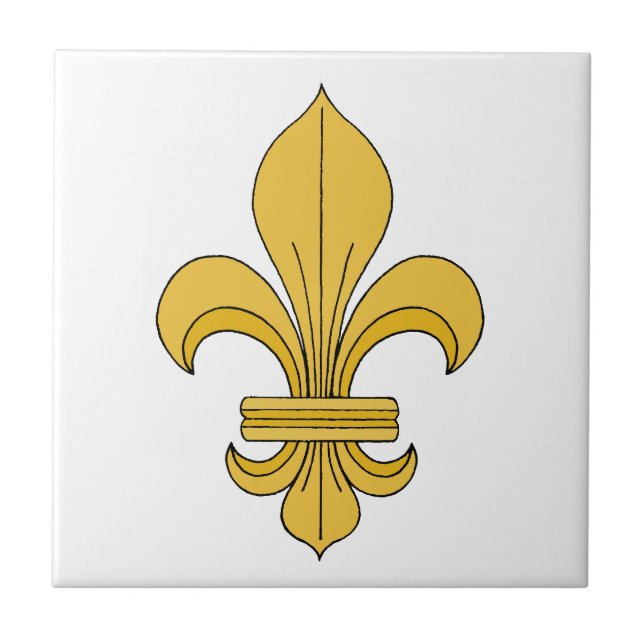 Fleur-de-lis Tile (Front)