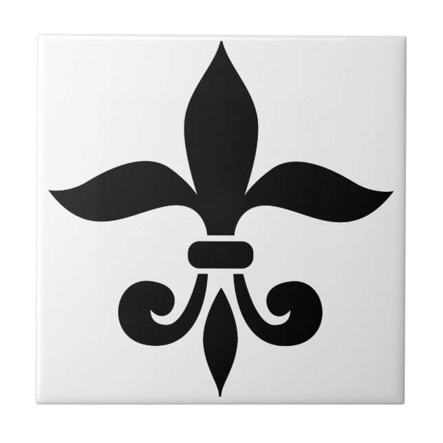 Fleur-De-Lis  Tile (Front)