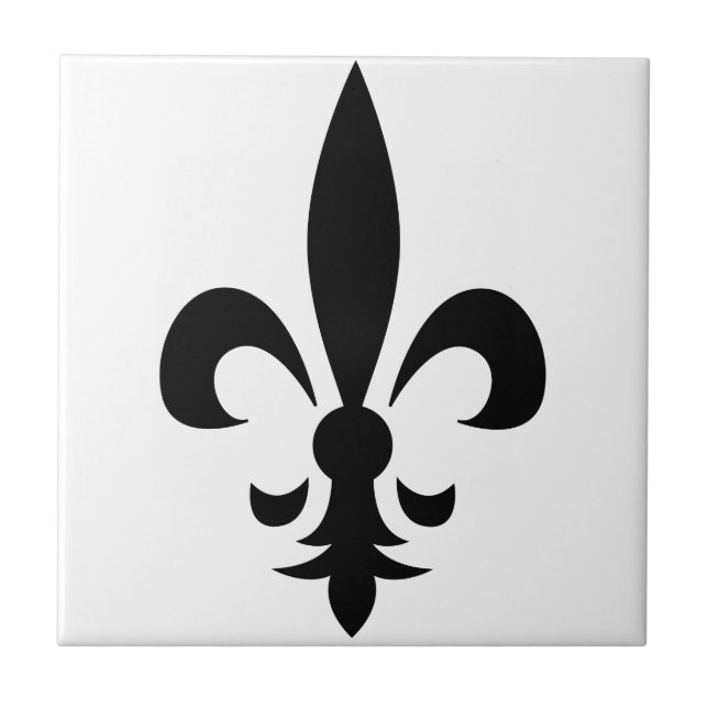 Fleur-De-Lis  Tile (Front)