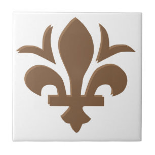 Fleur-de-Lis Tile Design