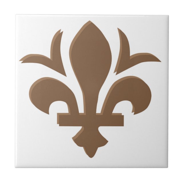 Fleur-de-Lis Tile Design (Front)
