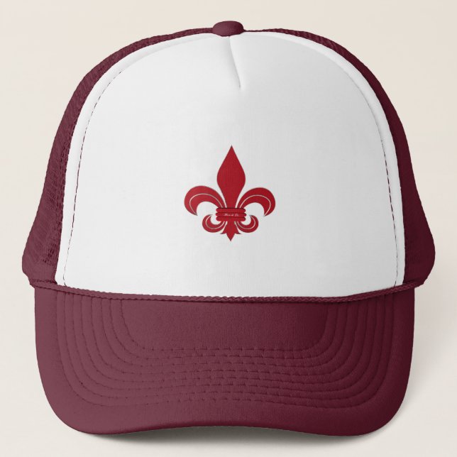 Fleur de Lis Trucker Hat (Front)