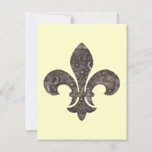 Fleur De Lis Water Metre Lid