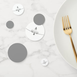 Fleur de Lis Wedding shower Table Confetti