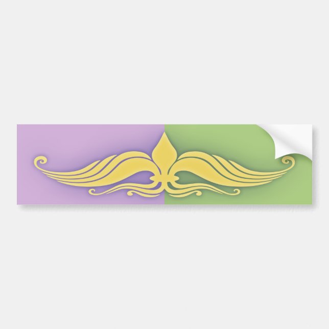 Fleur de Listache Bumper Sticker (Front)