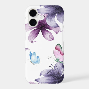 Fleur de Lys et Papillon Floral