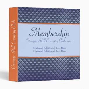 Fleur-de-Lys Handsome Binder for Club or Boardroom