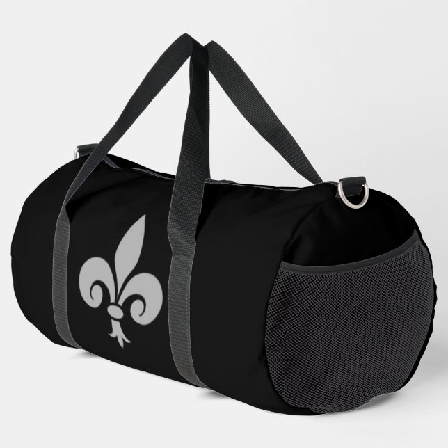 Fleur de Lys Large Duffle Bag (Right Corner)