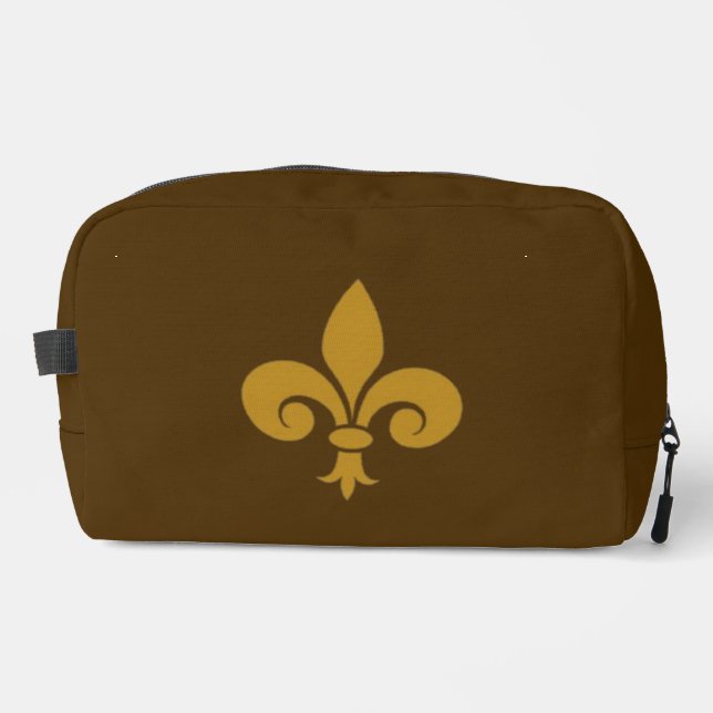 Fleur de Lys Toiletry Bag (Front)