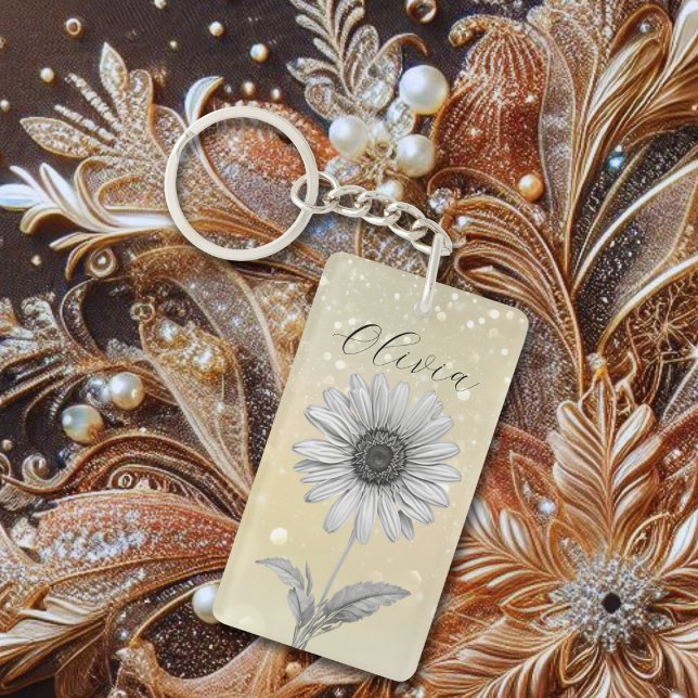 Fleur de marguerite dorée sur mesure (Créateur téléchargé)