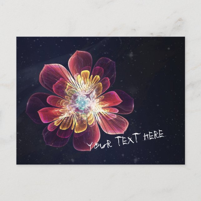 Fleur de mer du Tibet | Carte postale personnalisé (Devant)