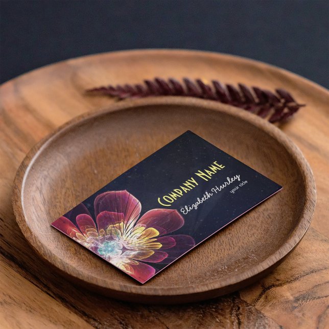 Fleur de mer du Tibet | Cartes de visite personnal (Créateur téléchargé)