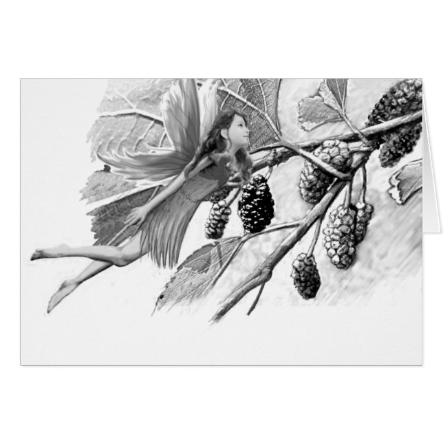 Fleur de mûrier rouge (Devant horizontal)