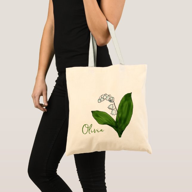 Fleur de naissance de mai Lily du Sac fourre-tout  (Devant (produit))