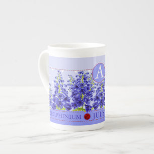 Fleur de naissance et Gem Juillet Bone China Mug