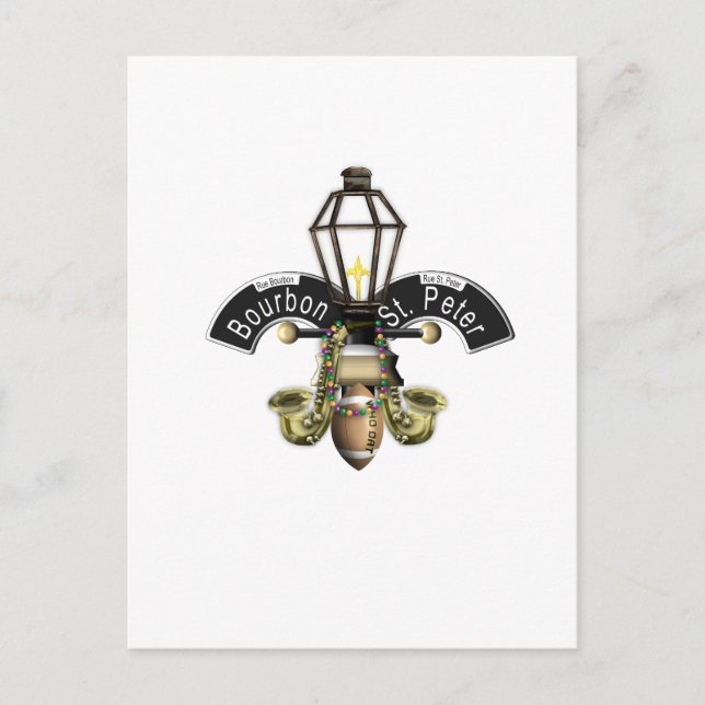 Fleur de New Orleans Postcard (Front)