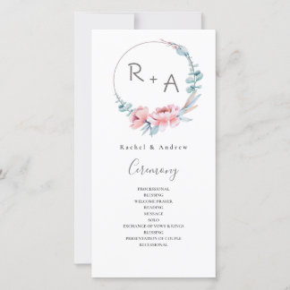 Fleur de pêche | Programme de mariage floral