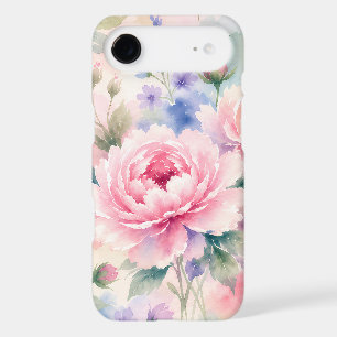 Fleur de pivoine à l'aquarelle