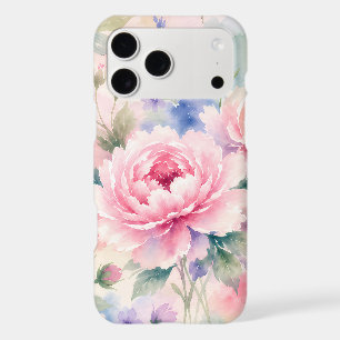 Fleur de pivoine à l'aquarelle