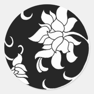 Fleur de pivoine chinoise - Sticker