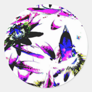 Fleur de porcelaine Passiflora - Stickers