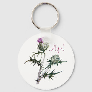 Fleur de porte-clés écossais de l'indépendance 