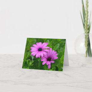 Fleur de pourpre de carte pour notes