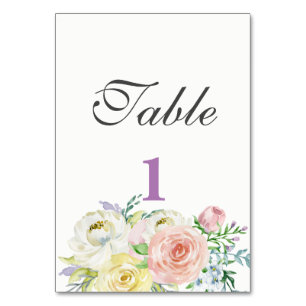 fleur de printemps recto verso, carte de table