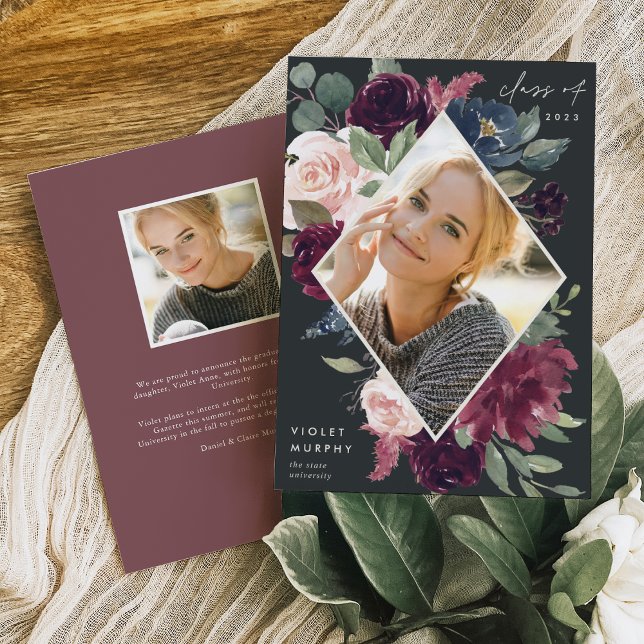 Fleur de prune | Faire-part d'obtention d'une lice (Créateur téléchargé)