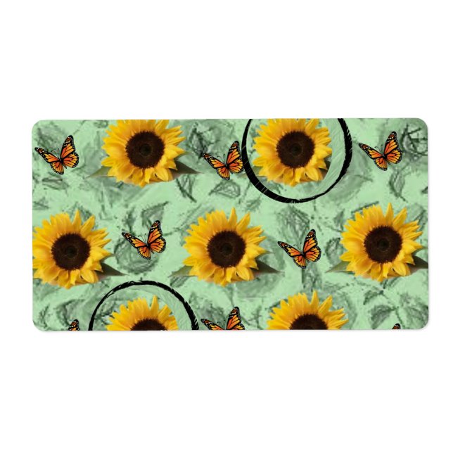 Fleur de soleil Étiquette (Devant)