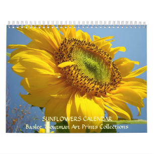 Fleur de Sun de calendrier de tournesols de