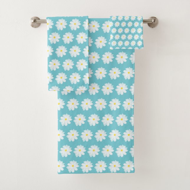 Fleur de turquoise mignonne et de marguerite (En situation)