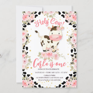 Fleur de vache sacrée et Invitation d'anniversaire