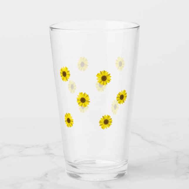 Fleur de verre de tournesol Été Rafraîchissement d (Devant)