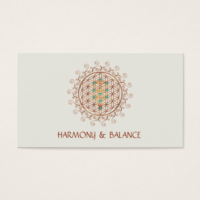 Fleur de vie, Arbre de vie, Kabbalah, Sephiroth (Devant)