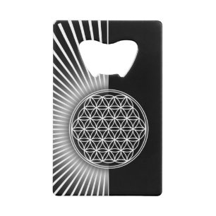 Fleur de vie / Blume des Lebens - blanc plat