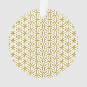 Fleur de vie / Blume des Lebens - motif d'or