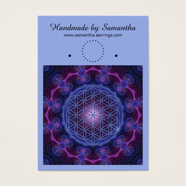 Fleur De Vie - Fractal Mandala Carré II (Devant)