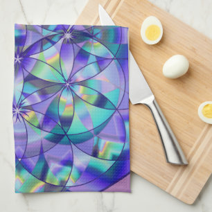 Fleur de vie Serviette de cuisine