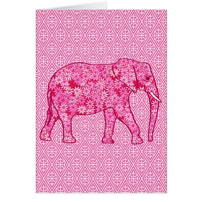 Fleur d'éléphant - rose fuchsia (Devant)