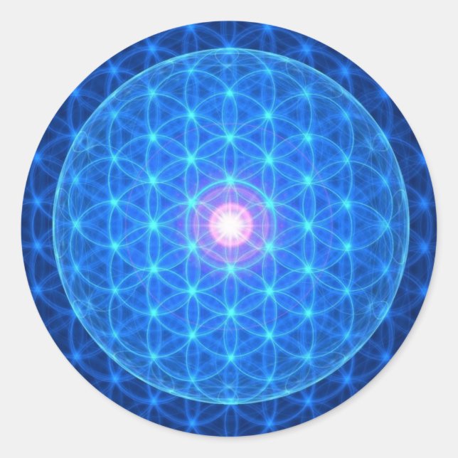 Fleur des autocollants de vie (Devant)