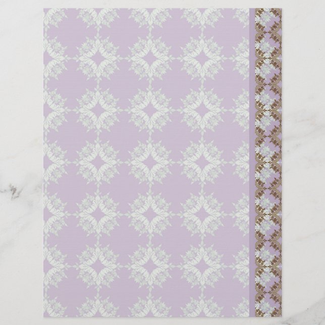 Fleur di Lys Damask - Papeterie (Devant)